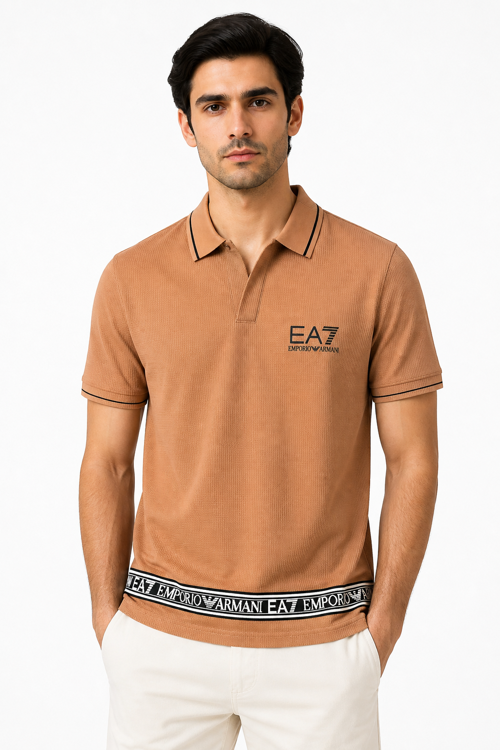 E-Armani Collar T-Shirt GC1173
